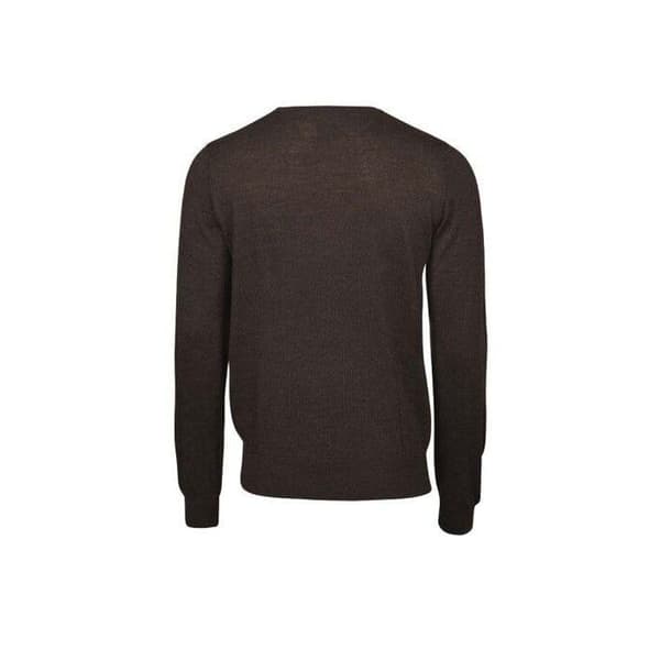 Tee Jays Herr Stickad Tröja med Rund Hals S Mocka Mocha S