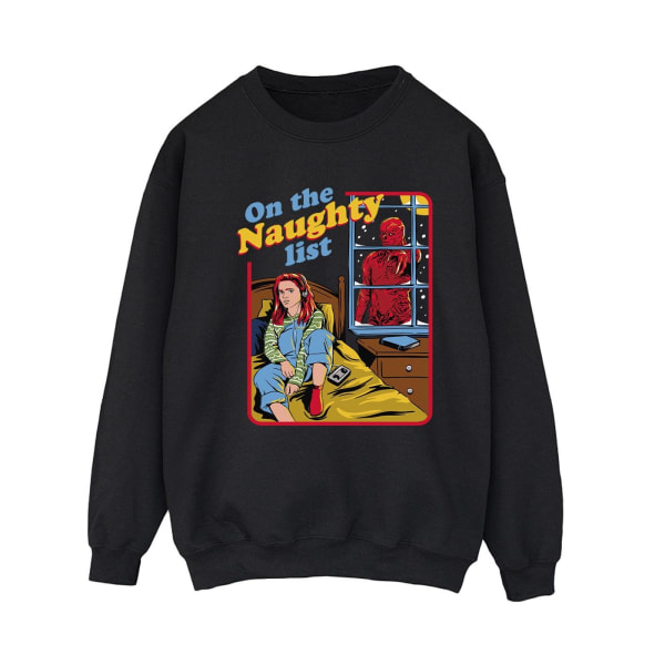 Netflix Dam/Ladies Stranger Things Naughty List Sweatshirt 3 Black 3XL