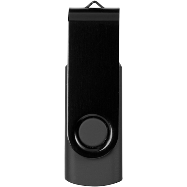 Bullet Rotate Metallic USB-minne (2-pack) 4 GB Solid Black Solid Black 4GB