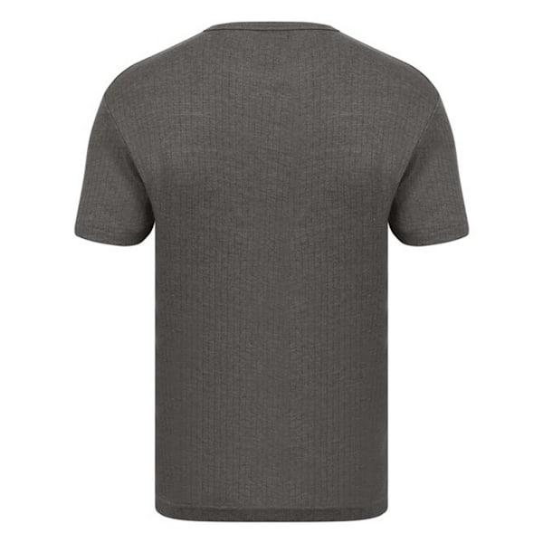 Absolute Apparel Herr Termisk Kortärmad T-shirt XL Charcoal Charcoal XL