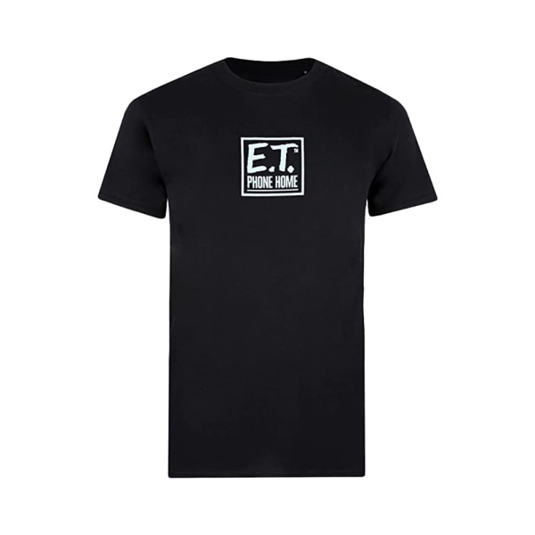 E.T. den Extra-Terrestrial Mens Flying T-Shirt XL Svart/Vit Black/White XL