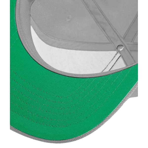 Beechfield Original Flat Peak Snapback Cap One Size Grå/Grå Grey/Grey One Size