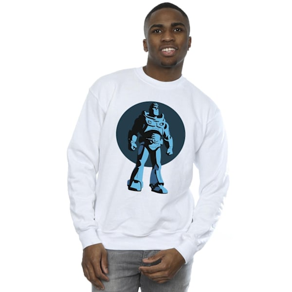 Disney Mens Lightyear Buzz Standing Circle Sweatshirt S Vit White S