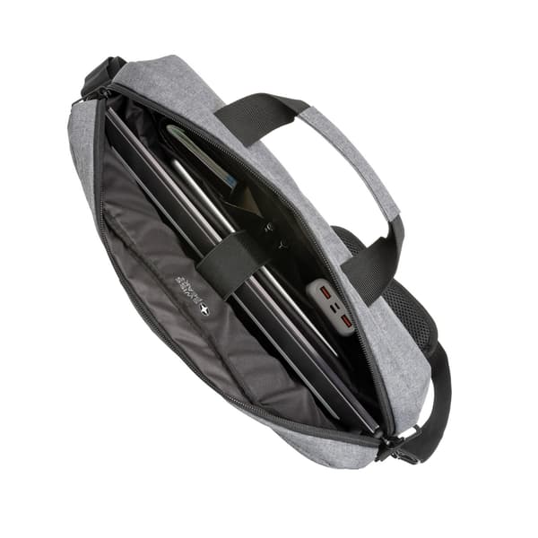 Swiss Peak Aware RFID-skyddande Laptopväska One Size Grå Grey One Size
