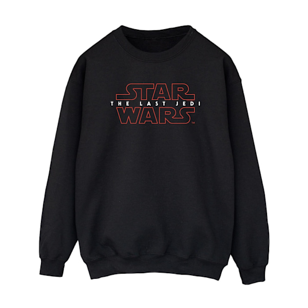 Star Wars: The Last Jedi Herr Sweatshirt med logotyp XXL Svart Black XXL
