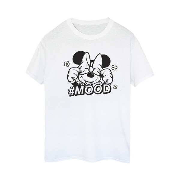 Disney Dam/Dam Minnie Mouse Mood Pojkvän T-shirt i bomull White 3XL