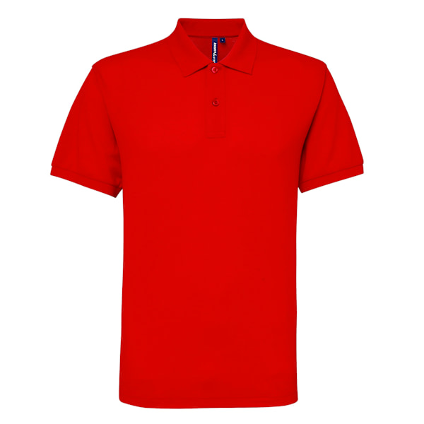 Asquith & Fox Herr Poloshirt mit kurzen Ärmeln und Performance-Mischung S Red S
