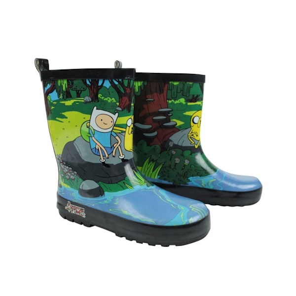 Adventure Time Pojkgummi Stövlar 9 UK Barn Blå/Grön Blue/Green/Brown 9 UK Child