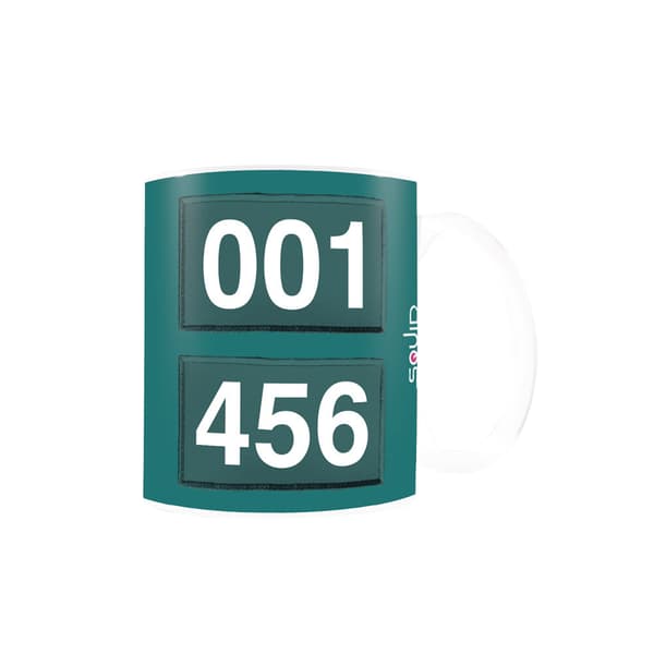 Squid Game Numbers Mug One Size Grön/Vit Green/White One Size