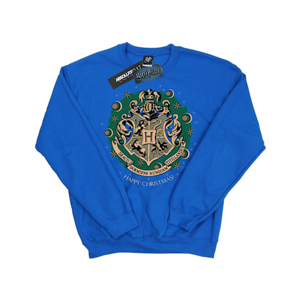 Harry Potter flickor julkrans sweatshirt 9-11 år kunglig Royal Blue 9-11 Years