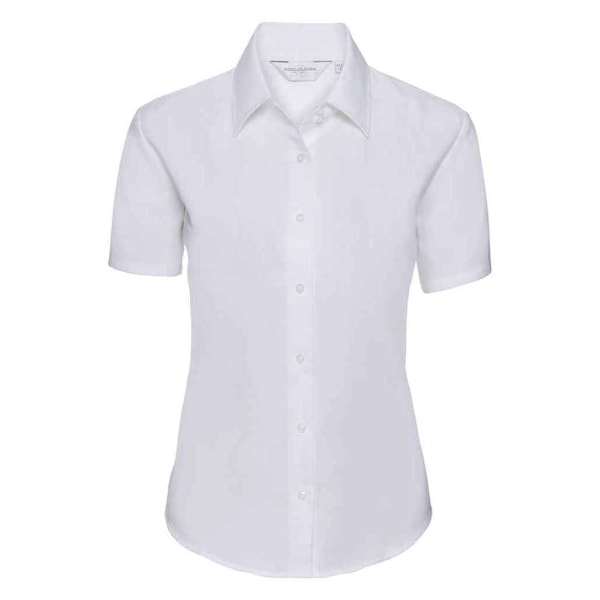 Russell Collection Dam/Dam Oxford Kortärmad Skjorta M W White M