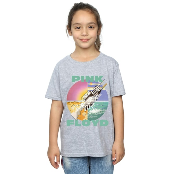 Pink Floyd Girls Wish You Were Here Bomull T-shirt 9-11 år S Sports Grey 9-11 Years