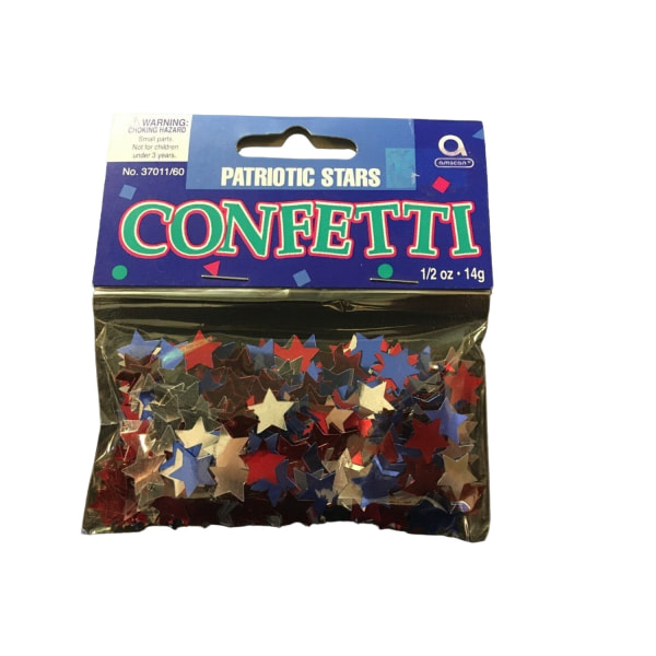 Amscan Patriotic Foil Stars Confetti One Size Flerfärgad Multicoloured One Size