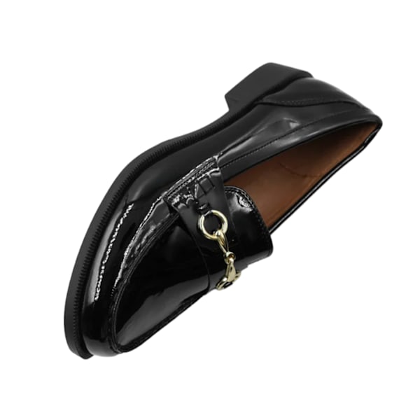 Where's That From Dam/Damer Cielo Metallstång Faux Läder Ro Black 4 UK