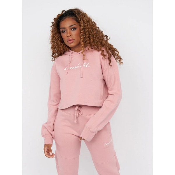 Crosshatch Dam/Dam Crushaw Crop Hoodie S Rosa Pink S