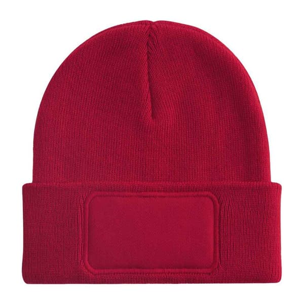 Beechfield Barn/Kids Original Patch Beanie One Size Classi Classic Red One Size