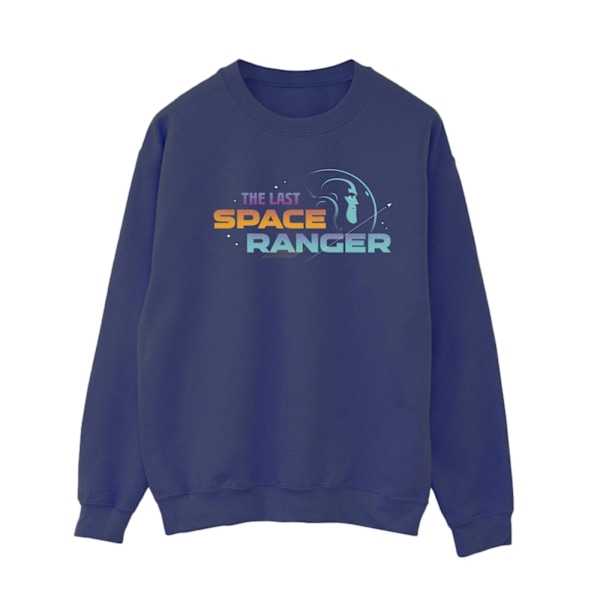 Disney Womens/Ladies Lightyear Last Space Ranger Text Sweatshirt Navy Blue XL