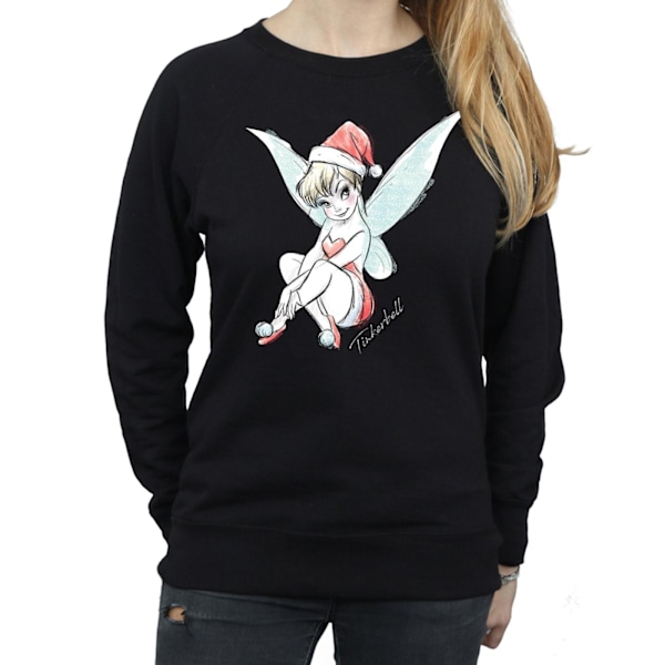 Disney Womens/Ladies Tinkerbell Jul Fe Sweatshirt XXL Black XXL