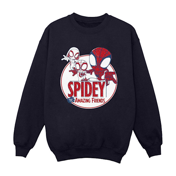 Marvel Boys Spidey And His Amazing Friends Circle Sweatshirt 12 Black 12-13 Years