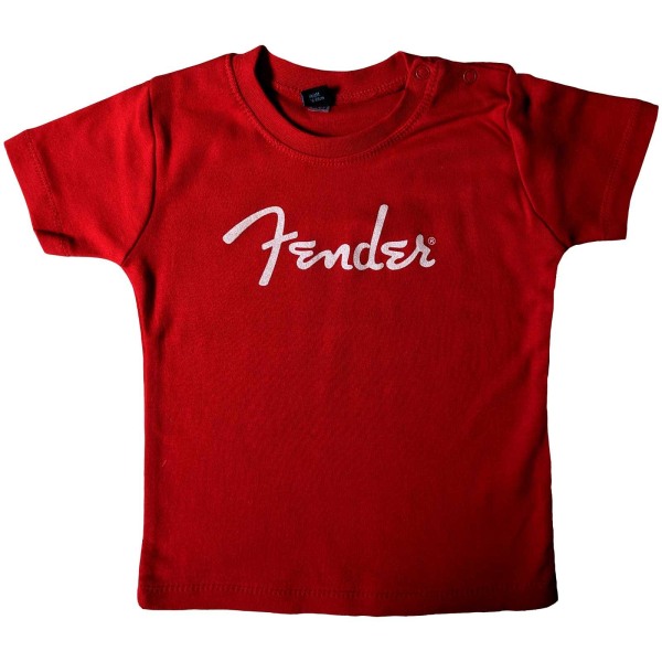 Fender Toddler Logo T-shirt 3-6 månader Röd Red 3-6 Months