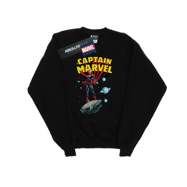 Marvel Dam/Dam Captain Marvel Space Pose Sweatshirt XXL B Black XXL