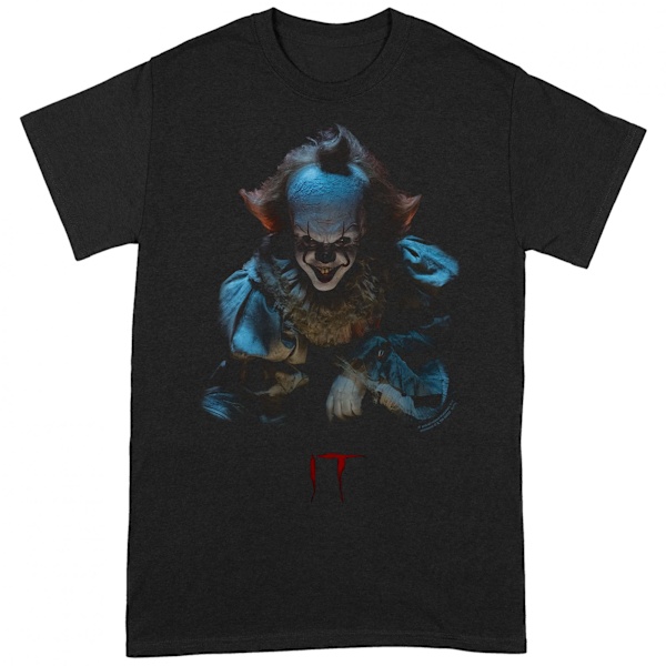 It Unisex Vuxen Pennywise Grin T-Shirt M Svart Black M