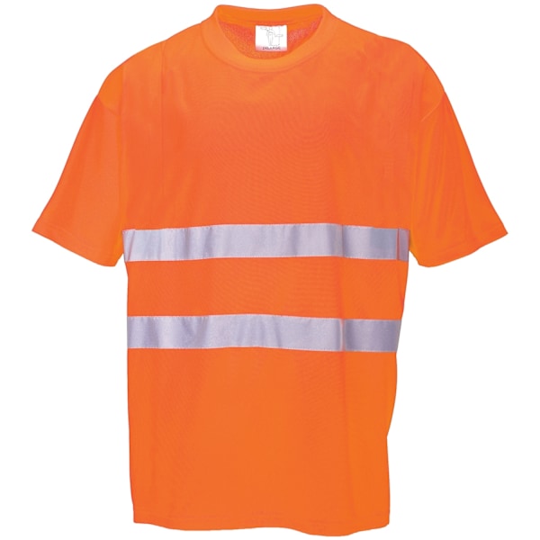 Portwest Cotton Comfort Reflex T-shirt (2-pack) 2 Orange 2XL