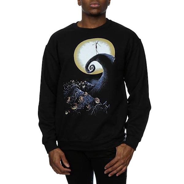 Nightmare Before Christmas Unisex Vuxen Cemetery Sweatshirt M B Black M