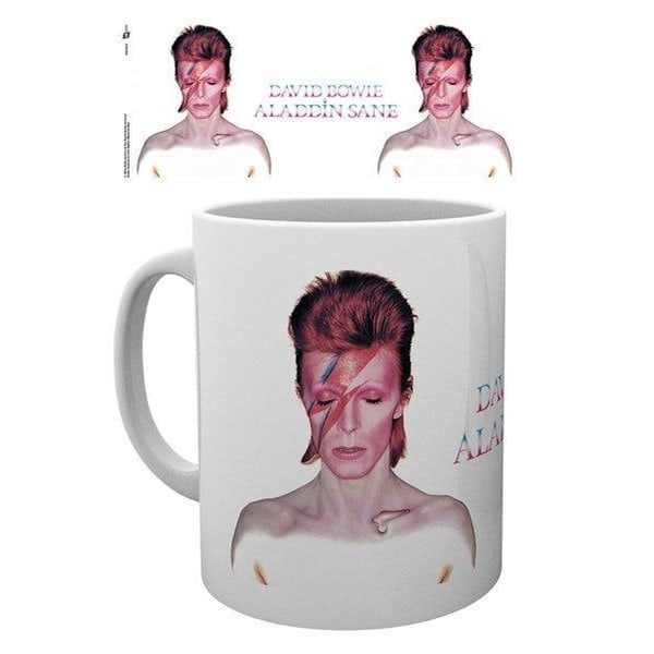 David Bowie Aladdin Sane Mug En Storlek Flerfärgad Multicoloured One Size