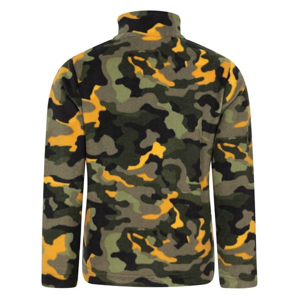 Mountain Warehouse Barn/Barn Pursuit Microfleece Half Zip Green 3-4 Years