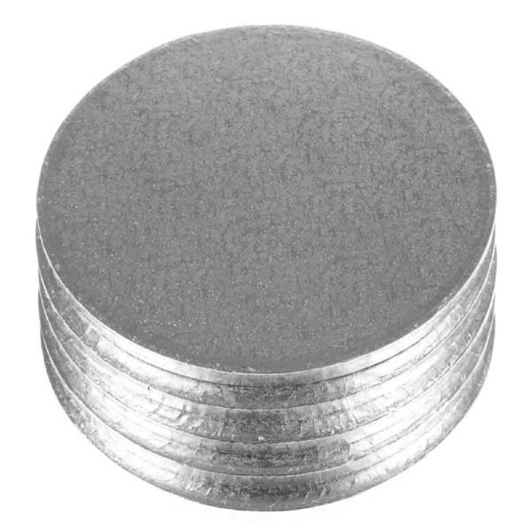 Culpitt Round Cake Board (pack med 5) 14 tums silver Silver 14 inch
