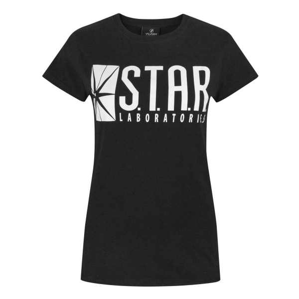 Flash TV Dam/Ladies STAR Laboratories T-Shirt 2XL Svart Black 2XL