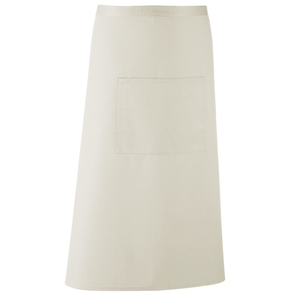 Premier Unisex Färger Bar Apron / Arbetskläder (Lång Continental S Natural One Size