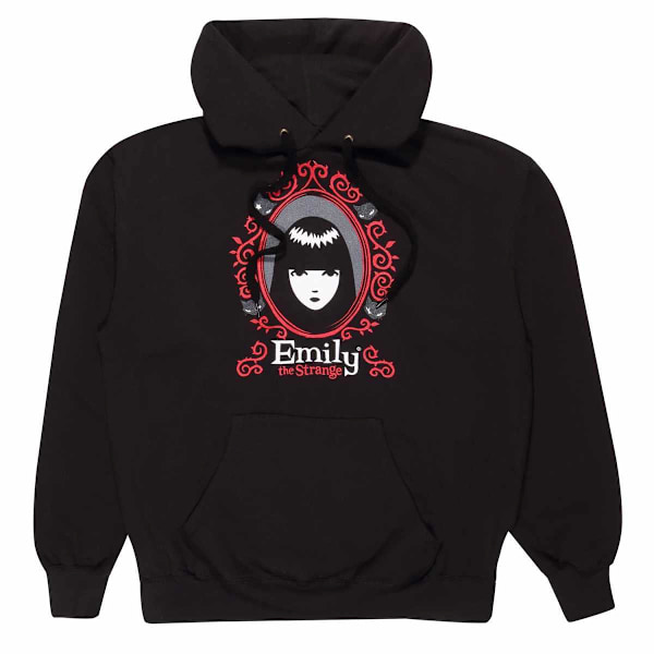 Emily The Strange Dam/Kvinnors Frame Hoodie L Svart Black L
