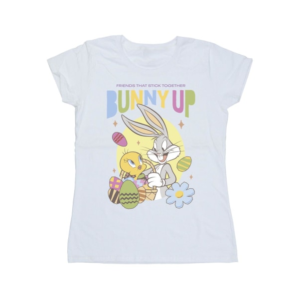 Looney Tunes Dam/Dam Bunny Up bomull T-shirt S Vit White S