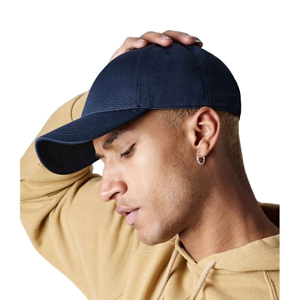 Beechfield Unisex Vuxen 6 Panel Air-Mesh Cap One Size Marinblå Navy One Size