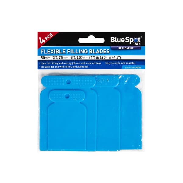 Bluespot Tools Flexibel Spackelspade Set, 4 delar En Storlek Mul Multi Colour One Size