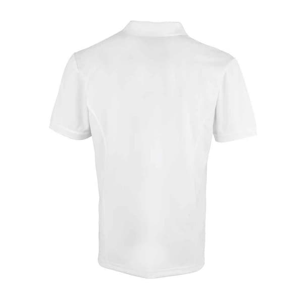 Premier Coolchecker Pikétröja för män S Vit White S