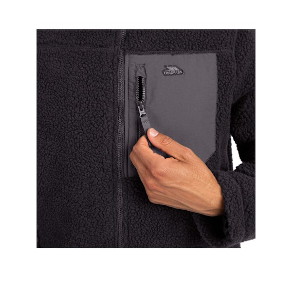 Trespass Mens Buck Fleece Jacket M Mörkgrå Dark Grey M