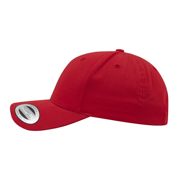 Yupoong Flexfit 6-panel Baseball Cap Med Spänne En Storlek Röd Red One Size