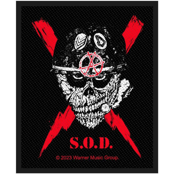 Stormtroopers Of Death Scrawled Lightning Patch One Size Svart/ Black/White/Red One Size