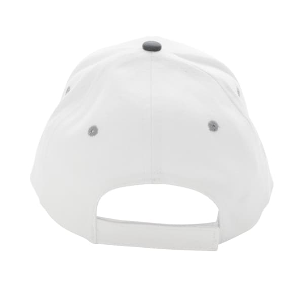 XD Collection Impact Aware Kontrast Borstad Bomull 6-Panel Keps White One Size