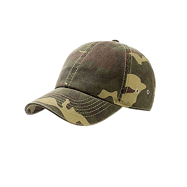 Atlantis Action 6 Panel Chino Baseball Cap One Size Camouflage Camouflage One Size