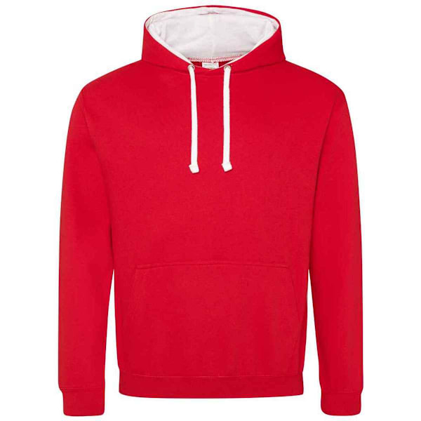 Awdis Dam/Dam Varsity Hoodie M Fire Red/Arctic White Fire Red/Arctic White M