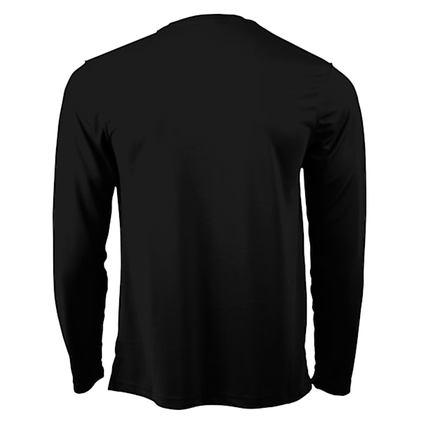 AWDis Just Cool Herr Långärmad Cool Sports Performance Plain Jet Black M