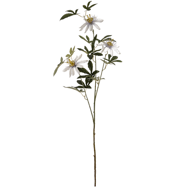 Hill Interiors Konstgjord passionsblomma Spray En Storlek Vit White One Size