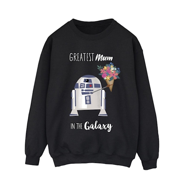 Star Wars Dam/Damer R2D2 Största Mamma Sweatshirt S Svart Black S