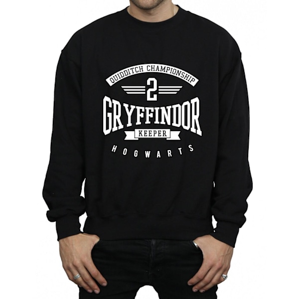 Harry Potter Herr Gryffindor Keeper Sweatshirt 3XL Svart Black 3XL