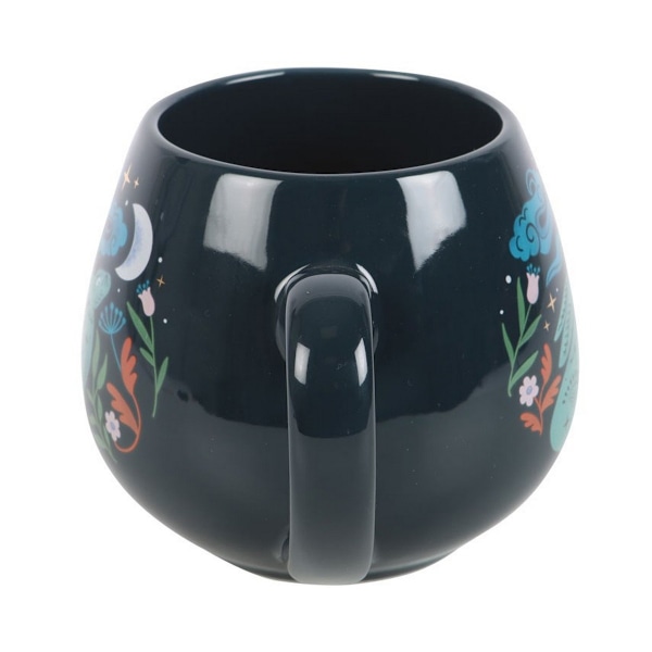 Something Different Midnight Hare Rund Mug Storlek One Svart Black One Size