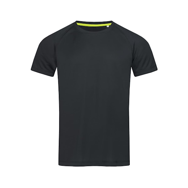 Stedman Herr Active Raglan Mesh T-Shirt M Black Opal Black Opal M